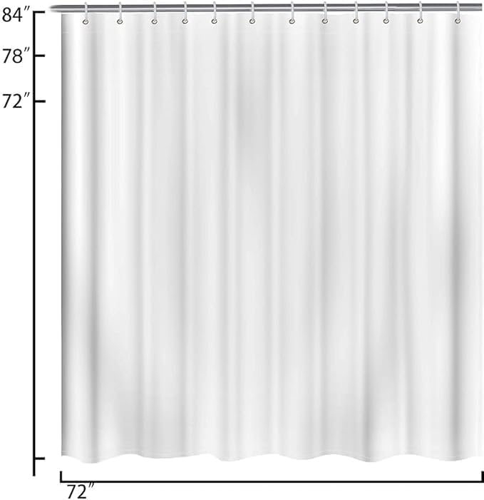 Erosebridal Ice Fire Tornado Shower Curtain Set 72x72