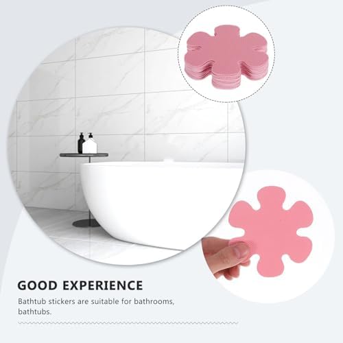 HOLIDYOYO Non-Slip Flower Bathtub Stickers 20pcs