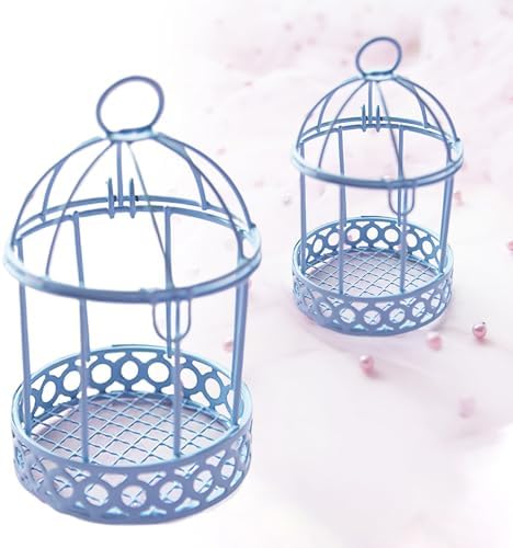 Modern Mini Bird Cage Sculptures for Home Decor