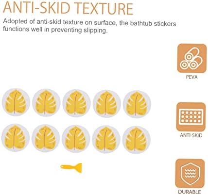 FONDOTIN Boys Girls Bath Stickers Tan Anti-Slip Waterproof Bathtub Appliques