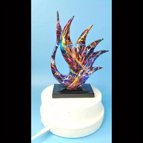 Yema Abstract Swan Figurine - Resin Art Decor