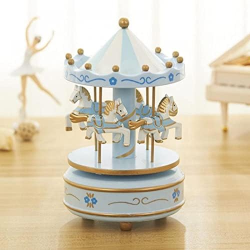 Merry-Go-Round Music Box Sculpture for Home Decor