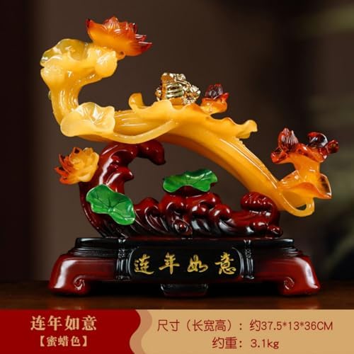 Handcrafted Resin Wealth Statue with Feng Shui Meaning