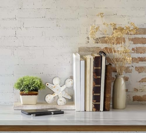 Creative Co-Op Cast Iron Jack Accent White 1