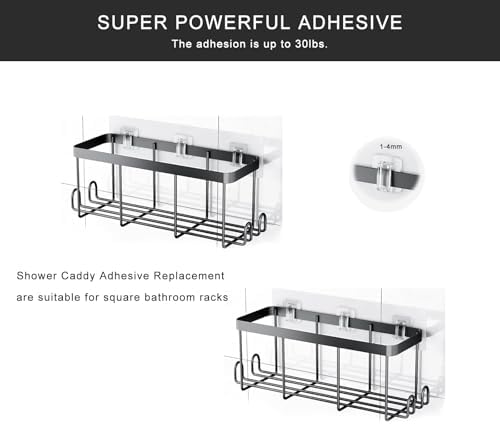 15 Pack Gexinsly Shower Caddy Adhesive Replacement