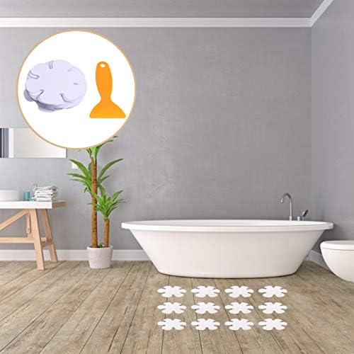 ABOOFAN 20Pcs Flower Shaped Non-Slip Bath Stickers for Safety