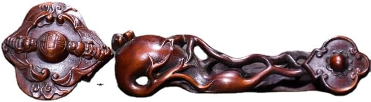 Handcrafted Boxwood Ginseng Ruyi Statues Decor