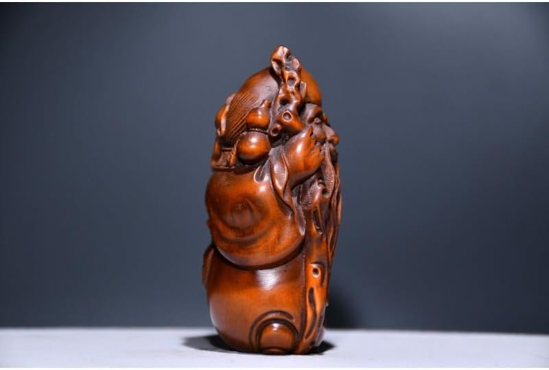 LimpaC Handmade Boxwood Longevity God Statue