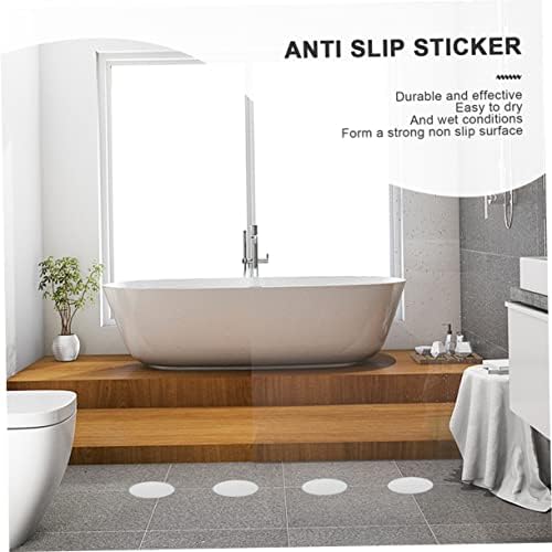 VOSAREA 20Pcs Round Transparent Safety Stickers for Bathrooms Stairs Pools