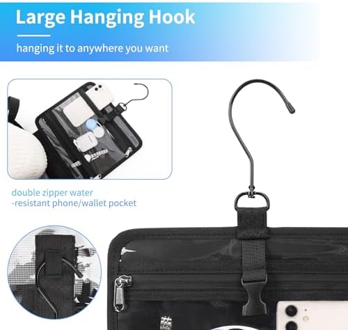 CUBETASTIC Portable Shower Caddy with 4 Side Pockets