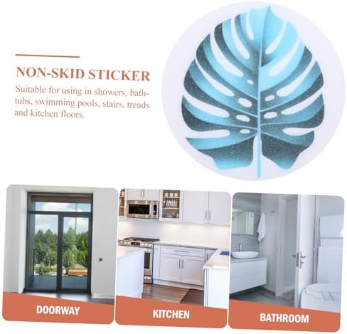 VOSAREA Leaf Shape Non-Slip Bath Decals