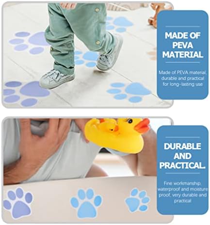 iplusmile Non-Slip Paw Print Bathtub Stickers 10pcs 1