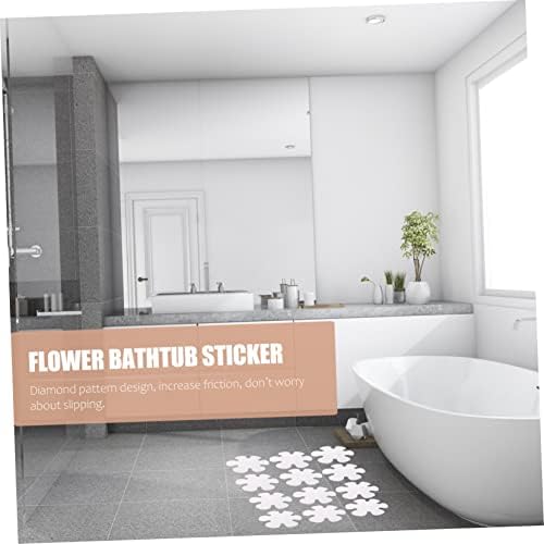 20Pcs Flower Shaped Nonslip Bath Stickers