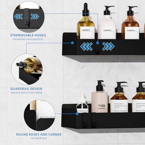 Wisfame Shower Caddy Adhesive 2 Pack