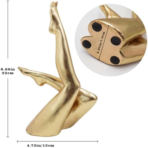 Neeenn Gold Legs Statue Modern Art Decor