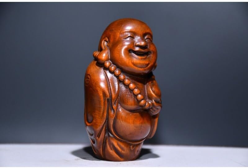 LimpaC Collection Boxwood Buddha Handmade Sculpture