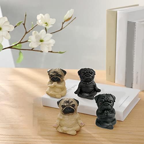 Creative Yoga Dog Indoor Statue Home Decor