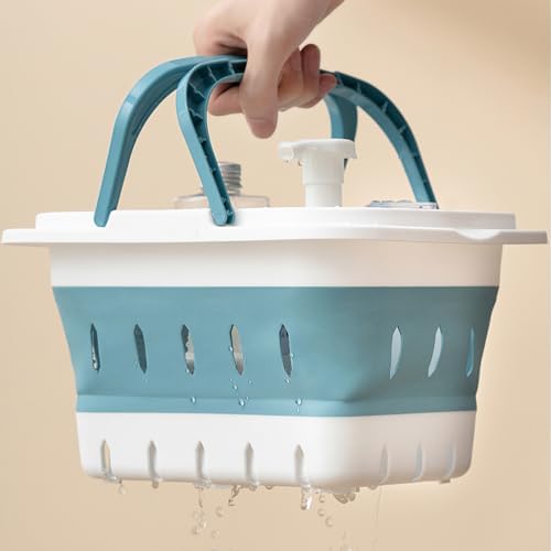 Kingrol 2-Pack Portable Shower Caddy Tote with Handle