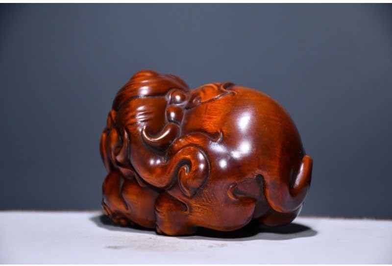 Handmade Meditating Elephant Statue Home Decor