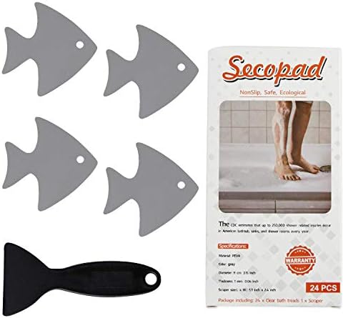 Non-Slip Bathtub Stickers Set with Scraper