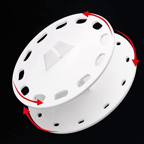 Yoseng 12 Hole Rotating Brush Holder for Ink Blending White