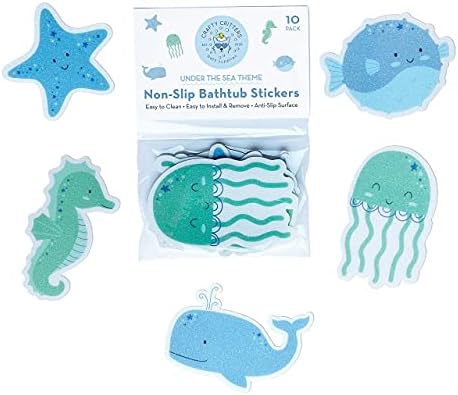Crafty Critters Non-Slip Bathtub Stickers 10 Pack Under The Sea 1