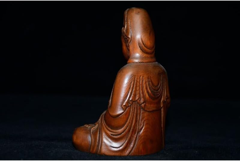 LimpaC Handmade Boxwood Kwan Yin Statue