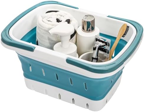 Kingrol 2-Pack Portable Shower Caddy Tote with Handle
