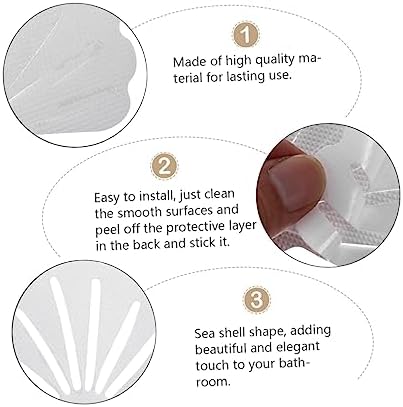 Ciieeo 24pcs Non-Slip Shower Treads Bathroom Decals
