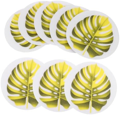 Zerodeko 1 Set Non-Slip Bathtub Stickers Leaf Pattern