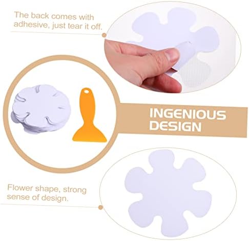 20pcs Non-Slip Flower Stickers for Bathroom