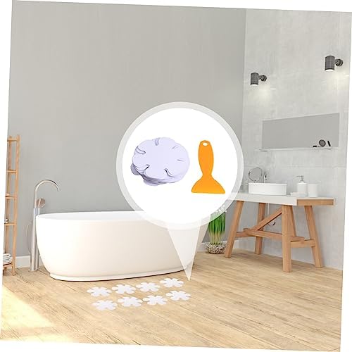 Mobestech 20pcs Non-Slip Flower Bathtub Stickers
