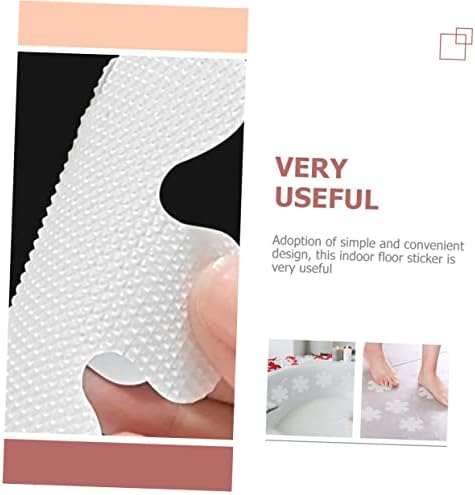 LIFKICH Anti-Slip Flower Stickers for Shower Tub 6 Pack