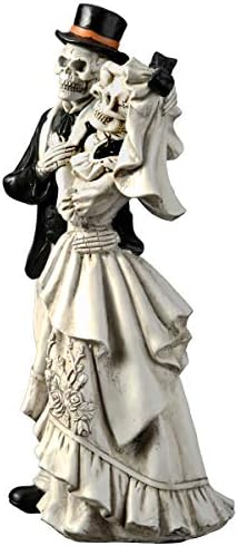 National Tree Company Skeleton Bride and Groom Decoration 11 Inch