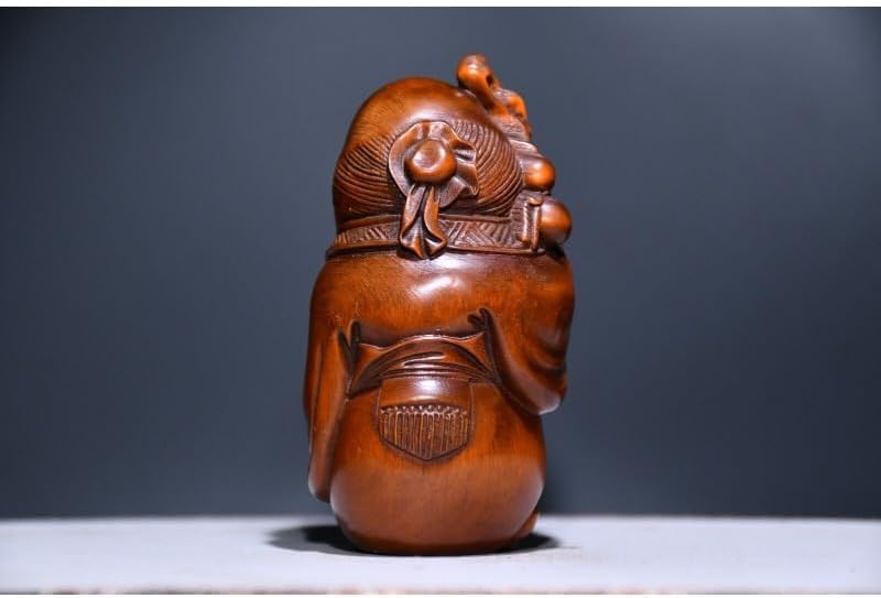 LimpaC Handmade Boxwood Longevity God Statue