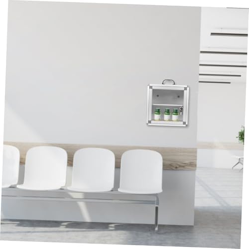 Wall Mounted Medicine Cabinet with Transparent Panel