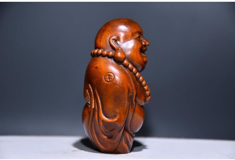 LimpaC Collection Boxwood Buddha Handmade Sculpture