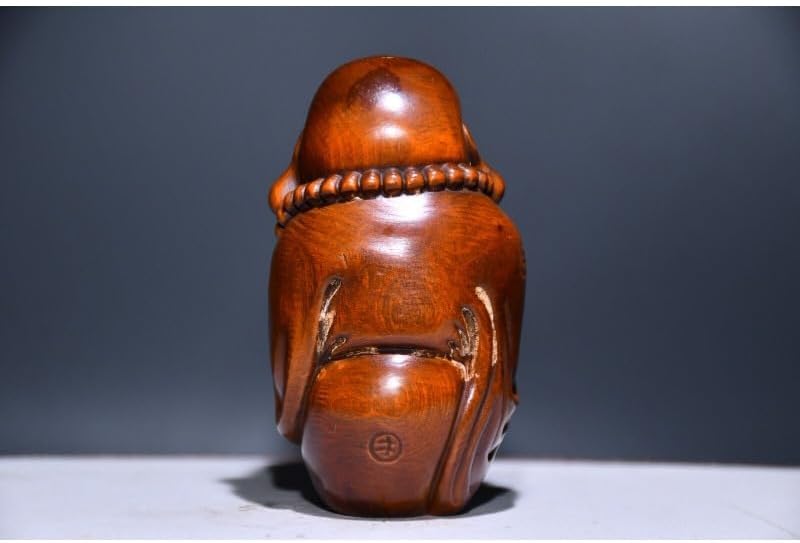 LimpaC Collection Boxwood Buddha Handmade Sculpture