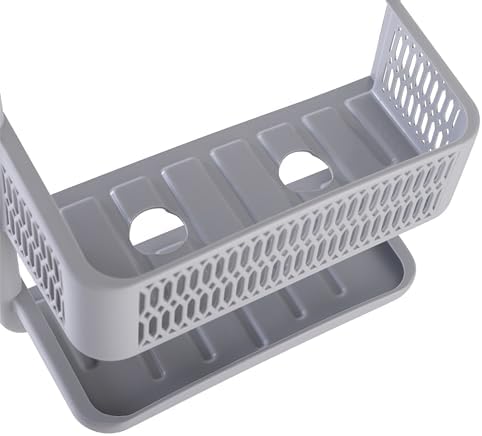Bath Bliss Shower Caddy with 6 Hooks and Suction Cup