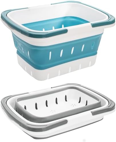 Kingrol 2-Pack Portable Shower Caddy Tote with Handle