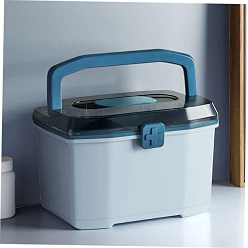 Lightweight Lockable Medicine Storage Cabinet with Handle