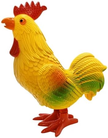Small Statue Miniature Rooster Figurines - Clockwork Decor Sculptures