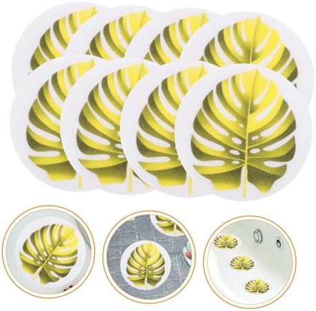 Alipis Leaf Shape Non-Slip Bathtub Decals