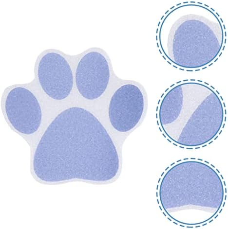 iplusmile Non-Slip Paw Print Bathtub Stickers 10pcs 1