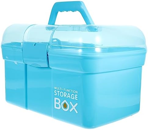 COLLBATH Portable Double Layer Medicine Cabinet