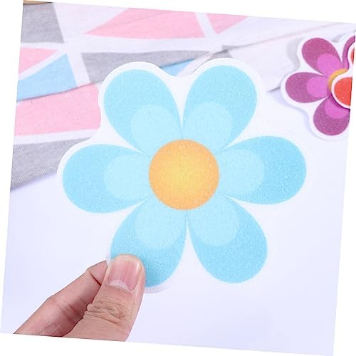 Ciieeo Non-Slip Bath Stickers 10pcs Flower Design