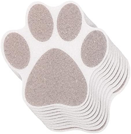 Non-Slip Bathtub Stickers with Paw Design 10pcs