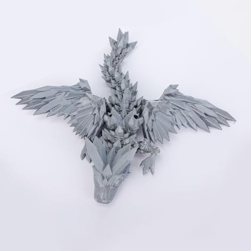Nudsfuii 3D Printed Dragon Home Decor Statue
