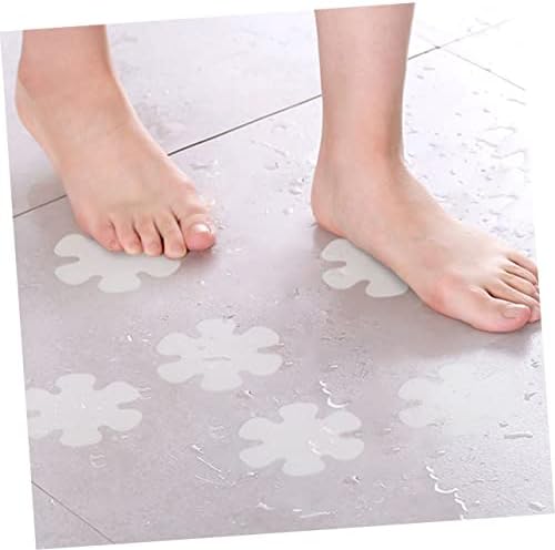 LIFKICH Anti-Slip Flower Stickers for Shower Tub 6 Pack