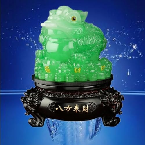 Large Feng Shui Golden Toad Sculpture for Wealth and Prosperity